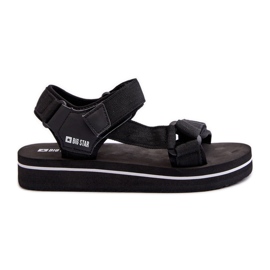Sandales à plateforme pour femmes Big Star NN274A532 noir le noir