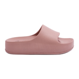 Tongs à plateforme en mousse Airaplea pour femmes de coloris rose Tongs à plateforme en mousse Airaplea pour femmes de coloris rose