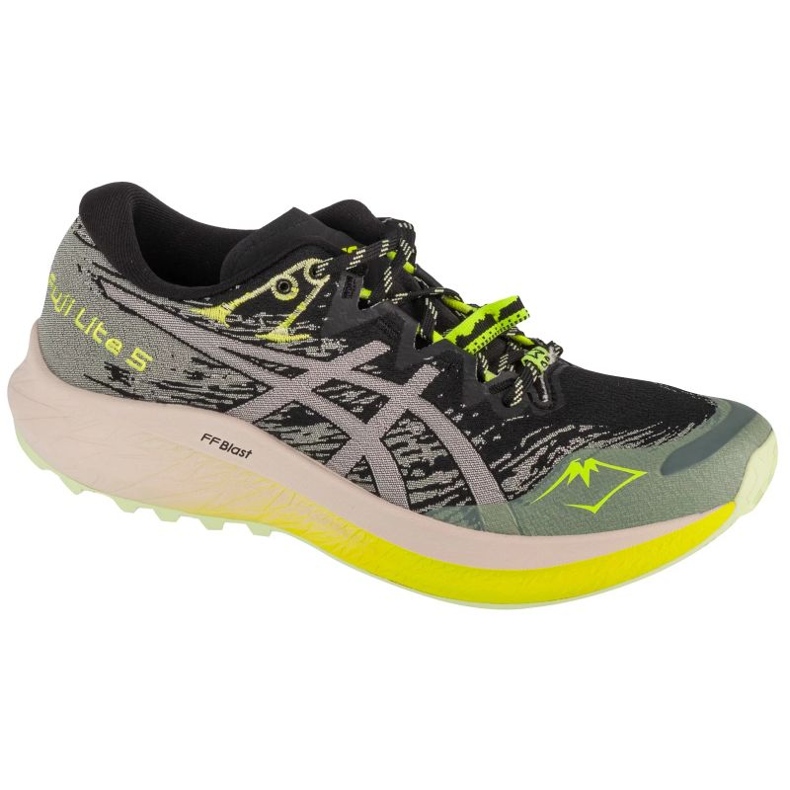 Asics Fuji Lite 5 chaussures de course 1012B690-001 le noir Asics Fuji Lite 5 chaussures de course 1012B690-001 le noir