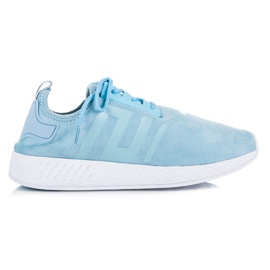 Vices Chaussures de sport en daim bleu