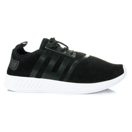 Vices Chaussures de sport en daim noir