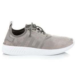 Vices Chaussures de sport en daim gris