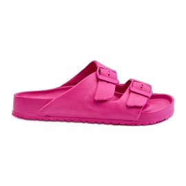 Tongs Femme En Mousse Avec Boucles Fuchsia Luciene rose