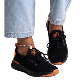 Baskets femme Cross Jeans en tissu noir
