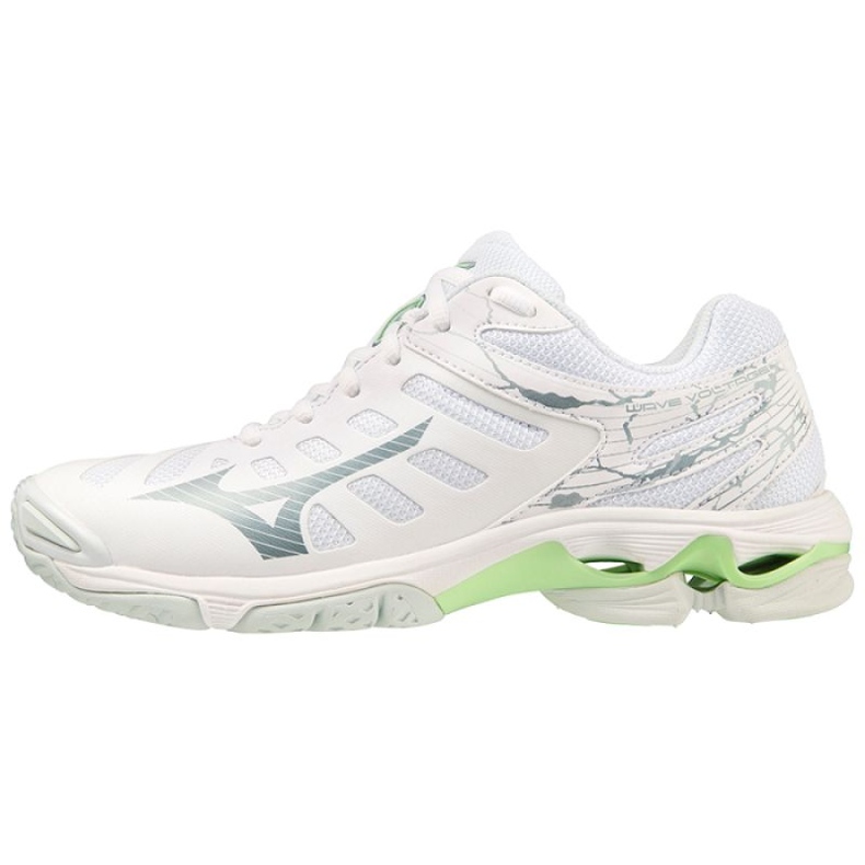 Chaussures de volley-ball Mizuno Wave Tension V1GC216037 blanche Chaussures de volley-ball Mizuno Wave Tension V1GC216037 blanche