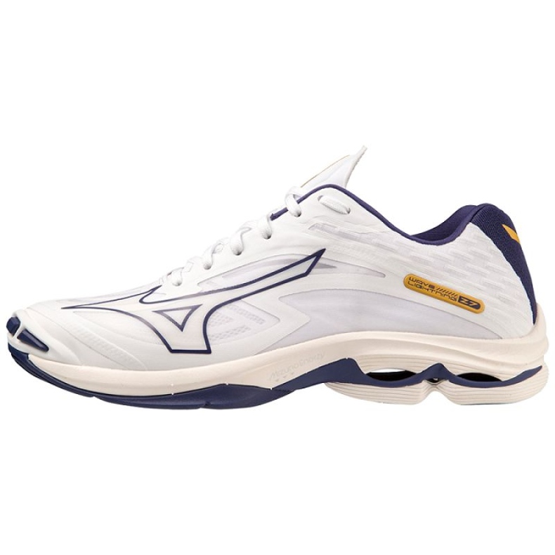 Chaussures de volley-ball Mizuno Wave Lightning Z7 V1GA220043 blanche