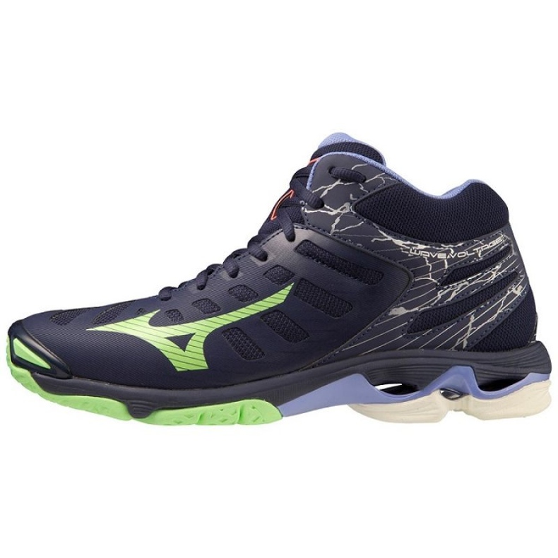 Chaussures de volley-ball Mizuno Wave Tension Mid V1GA216511 bleu