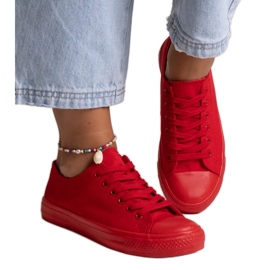 Charmantes baskets Nudar classiques rouge