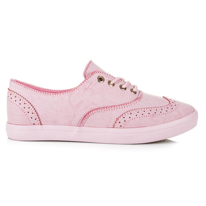 Marquiz Baskets nouées femme rose