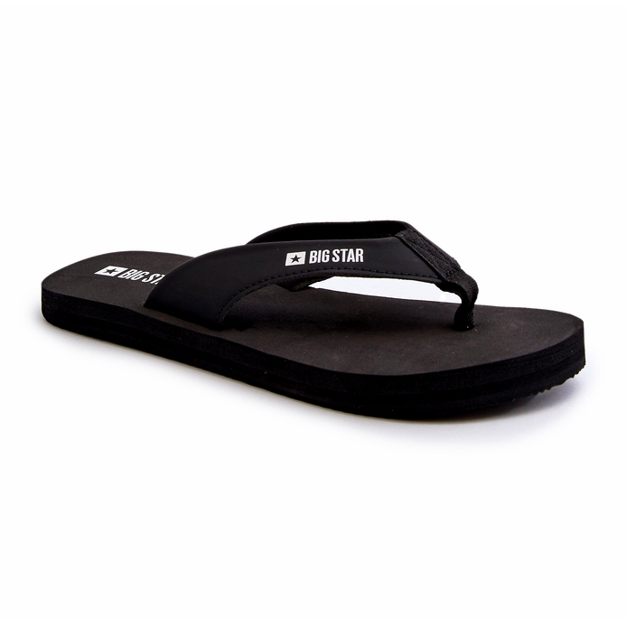 Tongs légères en mousse pour femmes Big Star NN274A718 Noir le noir