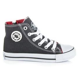 New Age Baskets zippées enfant gris New Age Baskets zippées enfant gris