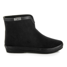 Kylie Bottes en suède le noir Kylie Bottes en suède le noir