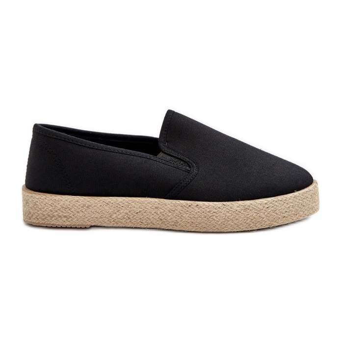 News Espadrilles Femme Sur Plateforme Noir Naloenma le noir