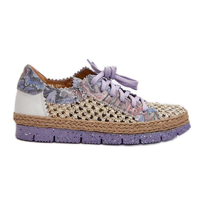 Chaussures en cuir pour femmes Maciejka 05897-05 Violet