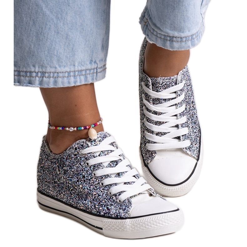 Baskets montantes Jadwa brillantes noires le noir