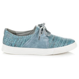 Kylie Baskets À Motif Ethnique bleu