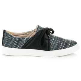 Kylie Baskets à motif ethnique noir