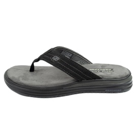 Skechers Proven M tongs 204577 Blk le noir