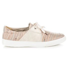 Kylie Baskets à motif ethnique brun