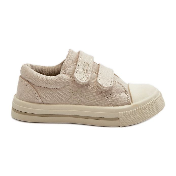 Baskets Velcro Enfant Big Star NN374112 Beige