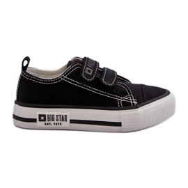 Baskets Velcro Enfant Big Star LL374015 Noir