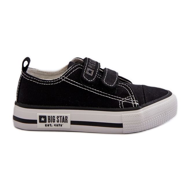 Baskets Velcro Enfant Big Star LL374015 Noir le noir Baskets Velcro Enfant Big Star LL374015 Noir le noir