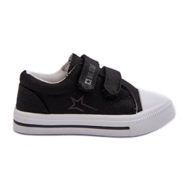 Baskets Velcro Enfant Big Star NN374111 Noir