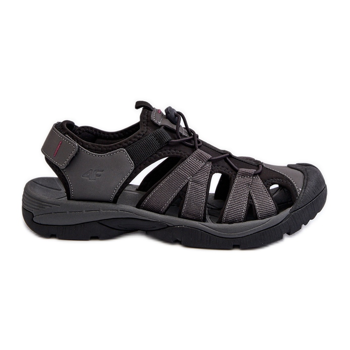 Sandales confortables pour hommes 4FRSS24FSANM058-23S Gris