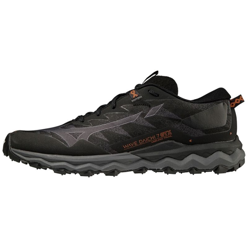 Chaussures Mizuno Wave Daichi 7 Gtx J1GJ225638 le noir