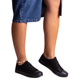 Baskets Rashidah brillantes noires