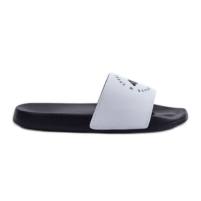 Tongs Femme 4FMM00FFLIF044A-10S Blanc et Noir blanche