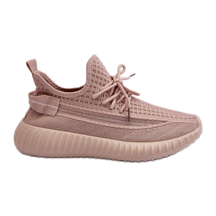 Chaussures de sport à enfiler en tissu pour femmes, rose Nelmarie Chaussures de sport à enfiler en tissu pour femmes, rose Nelmarie