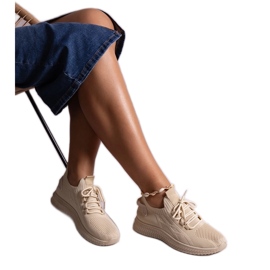 Baskets de sport Khitam beiges