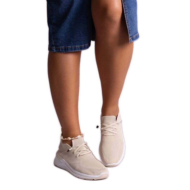 Baskets à enfiler Gaberla beiges