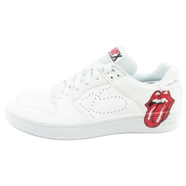 Chaussures Skechers Palmilla Rolling Stones 210748/WHT blanche