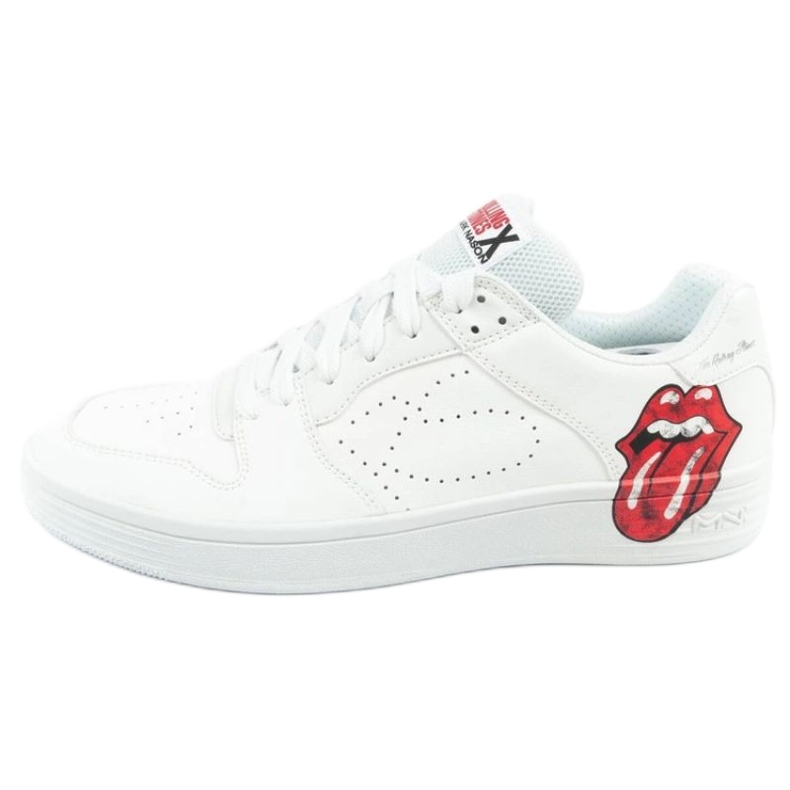 Chaussures Skechers Palmilla Rolling Stones 210748/WHT blanche