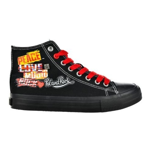 Baskets montantes Homme - 30. Pol 'AND'ROCK X Big Star OO174801 - Prévente le noir Baskets montantes Homme - 30. Pol 'AND'ROCK X Big Star OO174801 - Prévente le noir