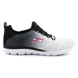Chaussures Skechers SUMMITS-BRIGHT W 149536-BKW blanc