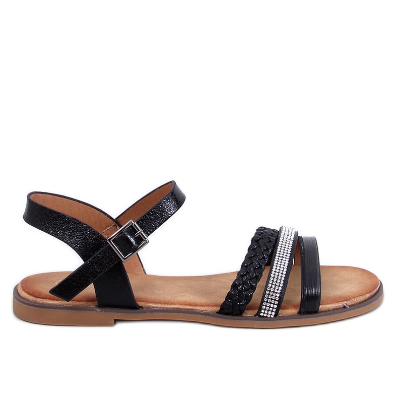 Pasini Sandales femme noires le noir
