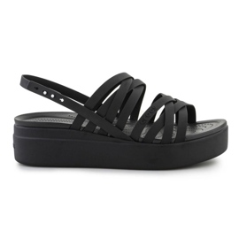 Sandales Crocs Brooklyn Strappy Lowwdg 206751-001 le noir