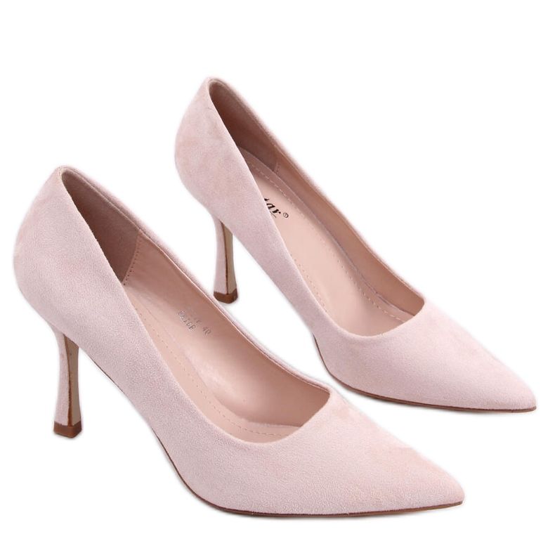 Escarpins femme en daim Giorgia Beige
