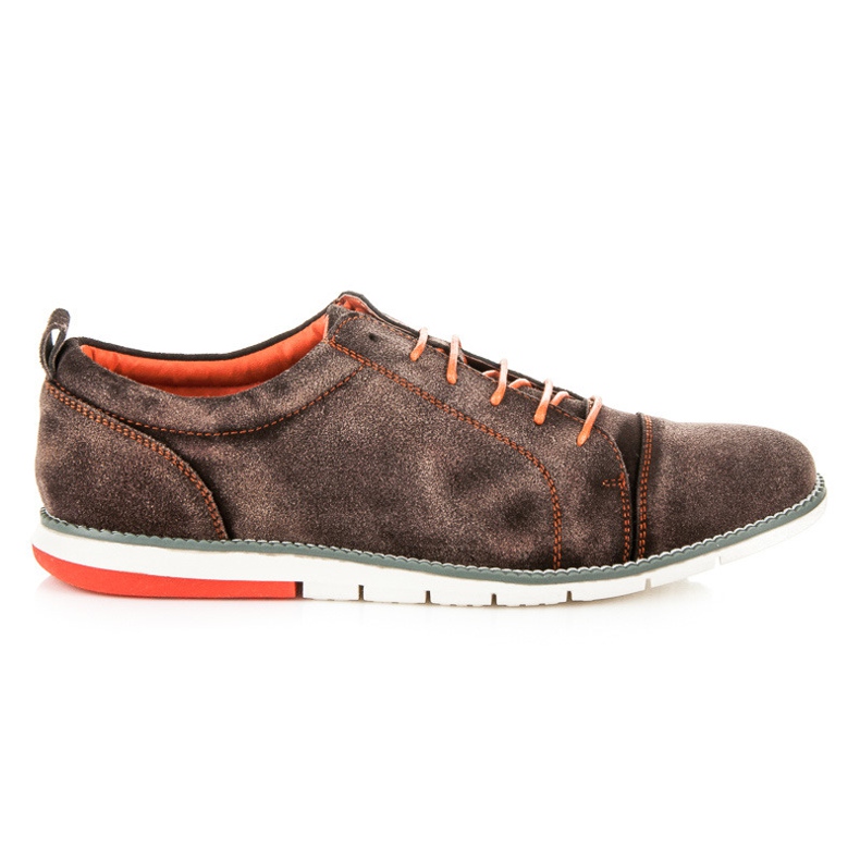 Mazaro Chaussures en cuir pour hommes brun