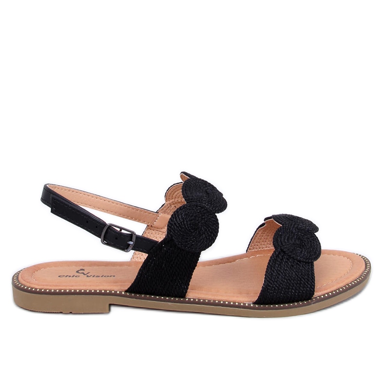 Raulet Sandales femme noires le noir