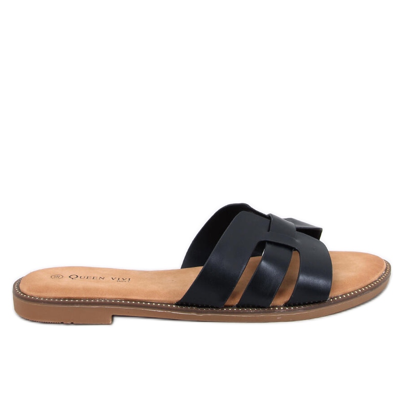 Charnes Tongs femme noires le noir Charnes Tongs femme noires le noir