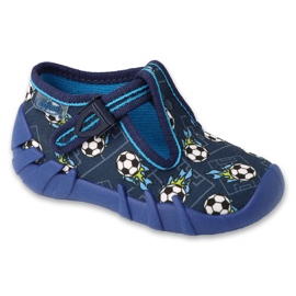 Befado chaussons enfant avec fermoir boule 110P499 bleu marine