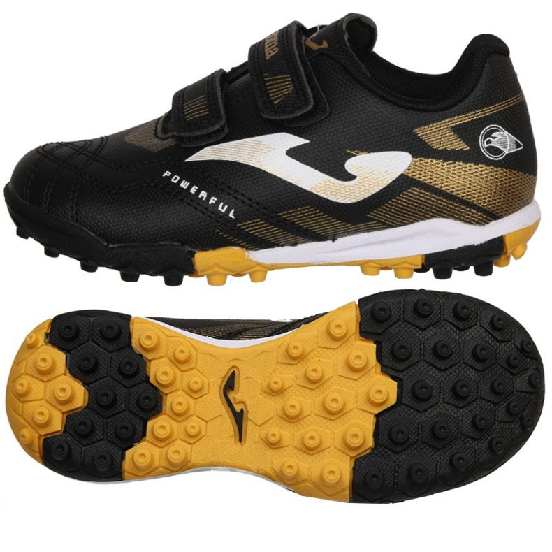 Joma chaussures de football puissantes 2401 Tf POJW2401TFV le noir
