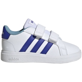 Chaussures Adidas Grand Court Lifestyle Hook and Loop HP8919 blanc