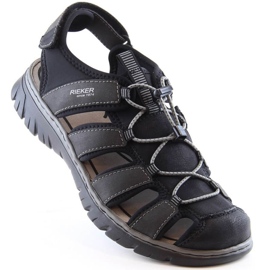 Rieker sandales fermées 26770-00 RKR584 noir