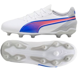 Puma King Match FG/AG chaussures 108048 02 blanche