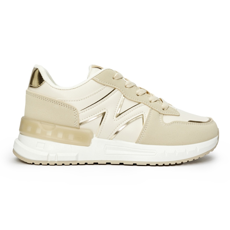 Baskets femme confortables beiges